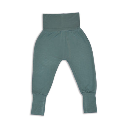 bamboo harem pants pine color