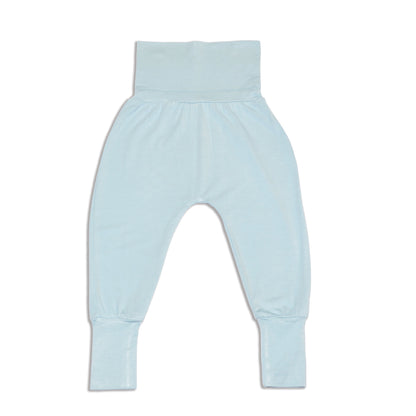bamboo harem pants blue cloud color