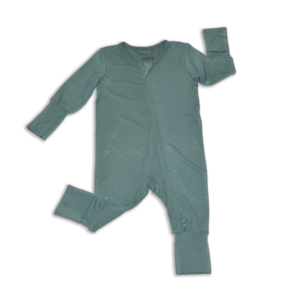 bamboo romper sleeper pine color