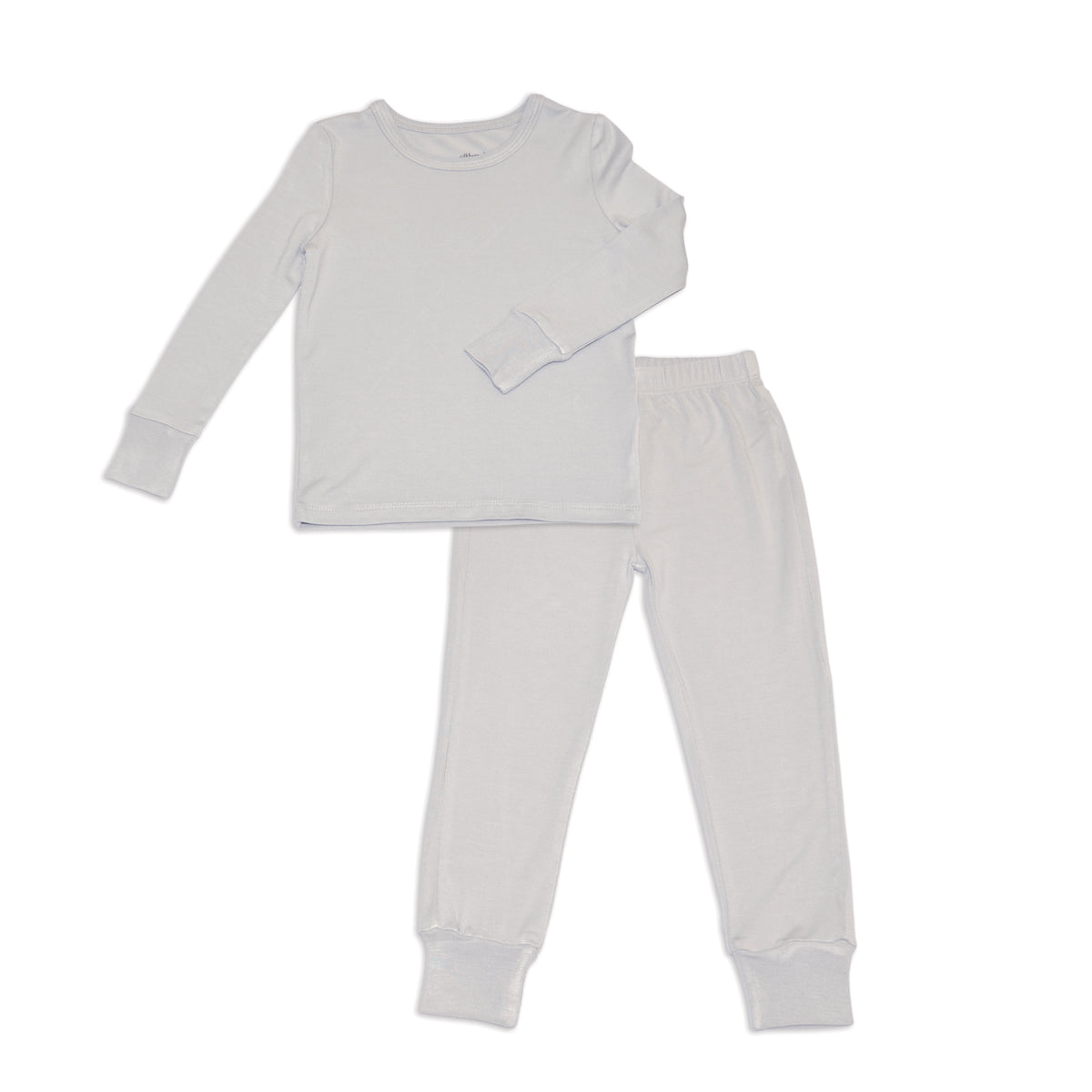 bamboo long sleeve pajama set high rise color