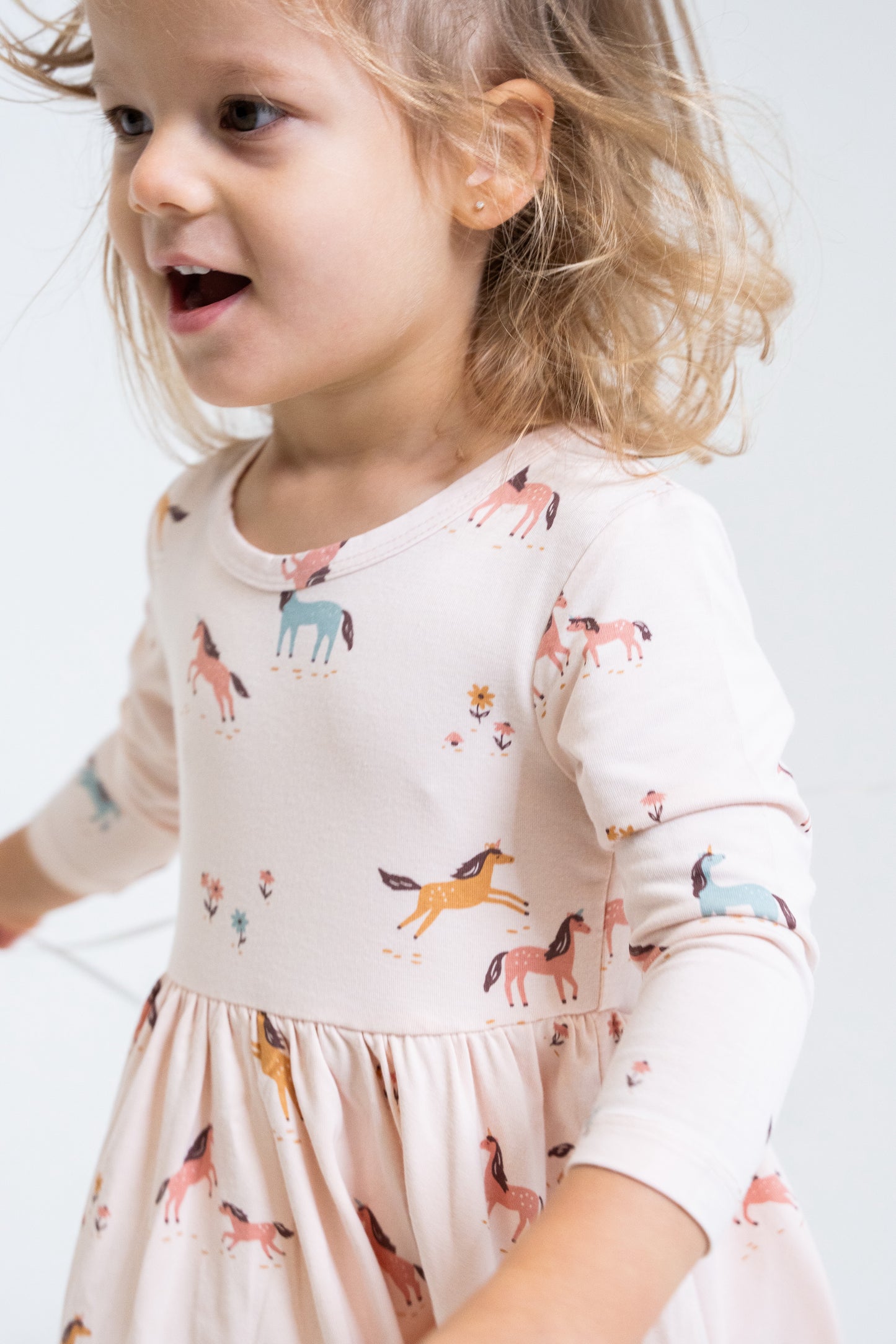 twirl dress unicorn meadow print