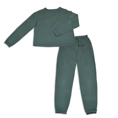 women's bamboo loungewear pine color