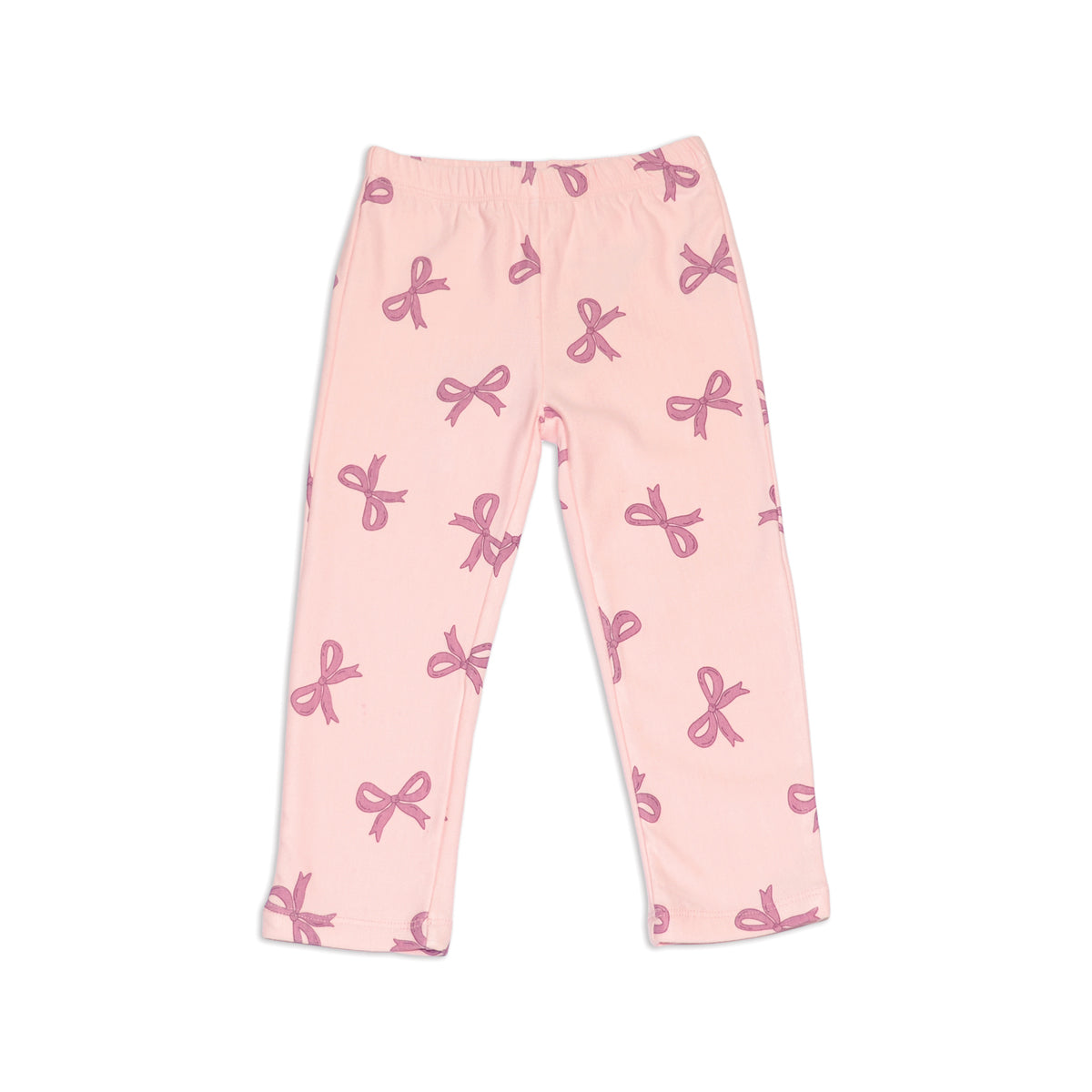 leggings whimsical bow print