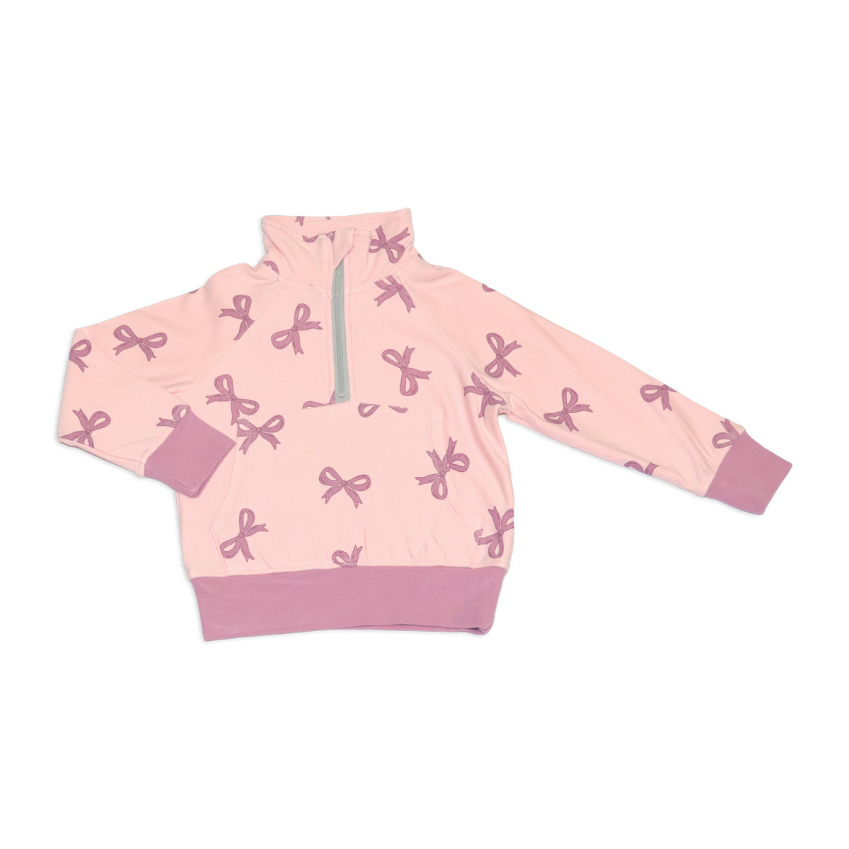 sweatshirt whimsical bow print