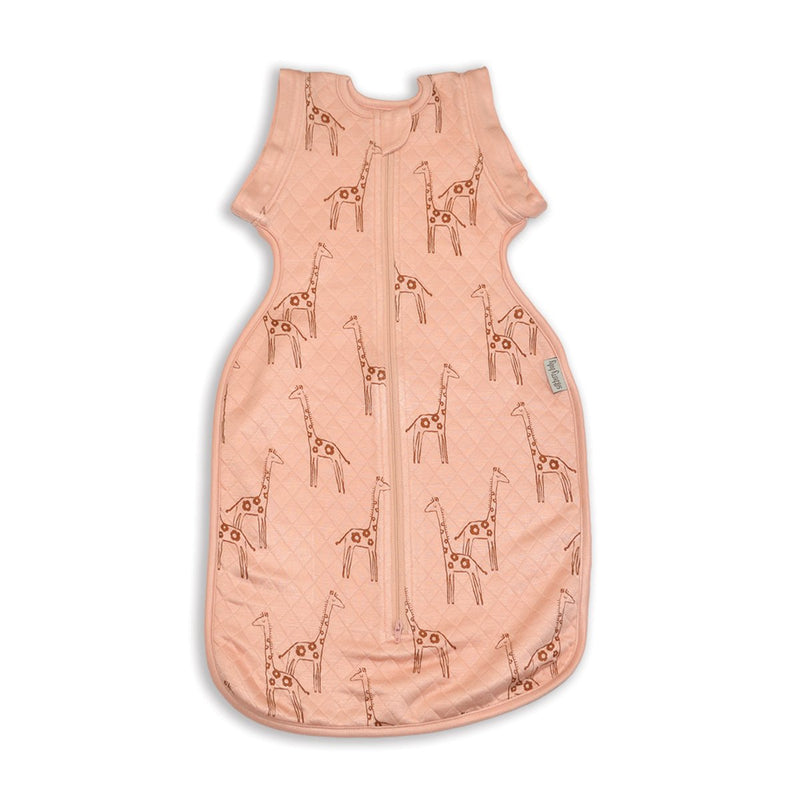 bamboo newborn cocoon sack daisy giraffe print