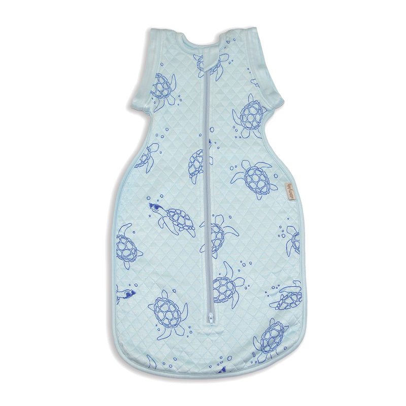 bamboo newborn cocoon sack sea turtle print