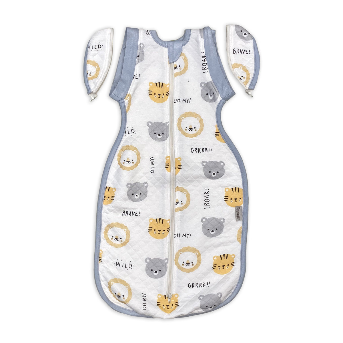 bamboo newborn socoon sack lion tiger bears