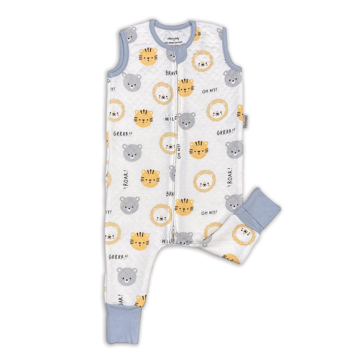early walker sleep sack lion tiger bears print