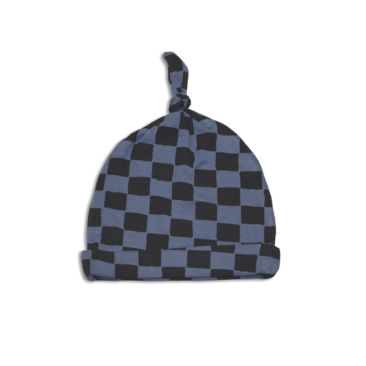 bamboo knot hat check it out print