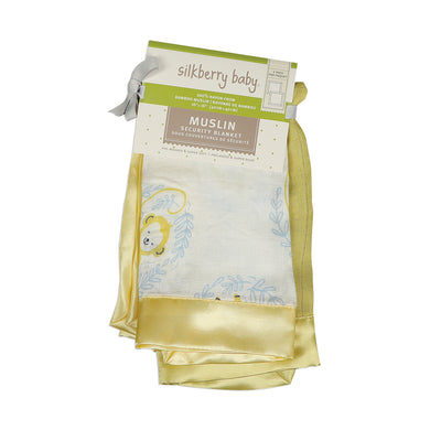 Bamboo Muslin Security Blankets (2pack) - Monkey Print &amp; Pear