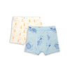 Bamboo Boys Underwear Shorts 2 pack (Sea Turtle Print/Lighthouse print)