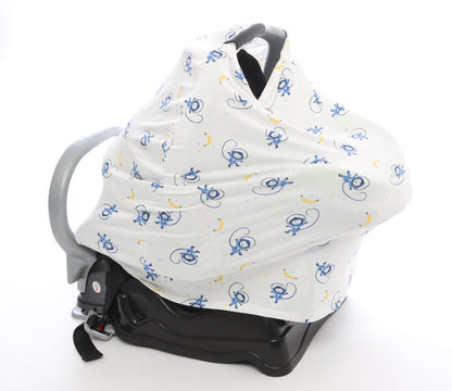 bamboo baby cover on the car seat