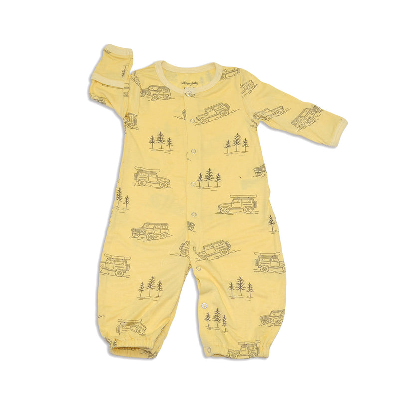 bamboo converter gown off road print