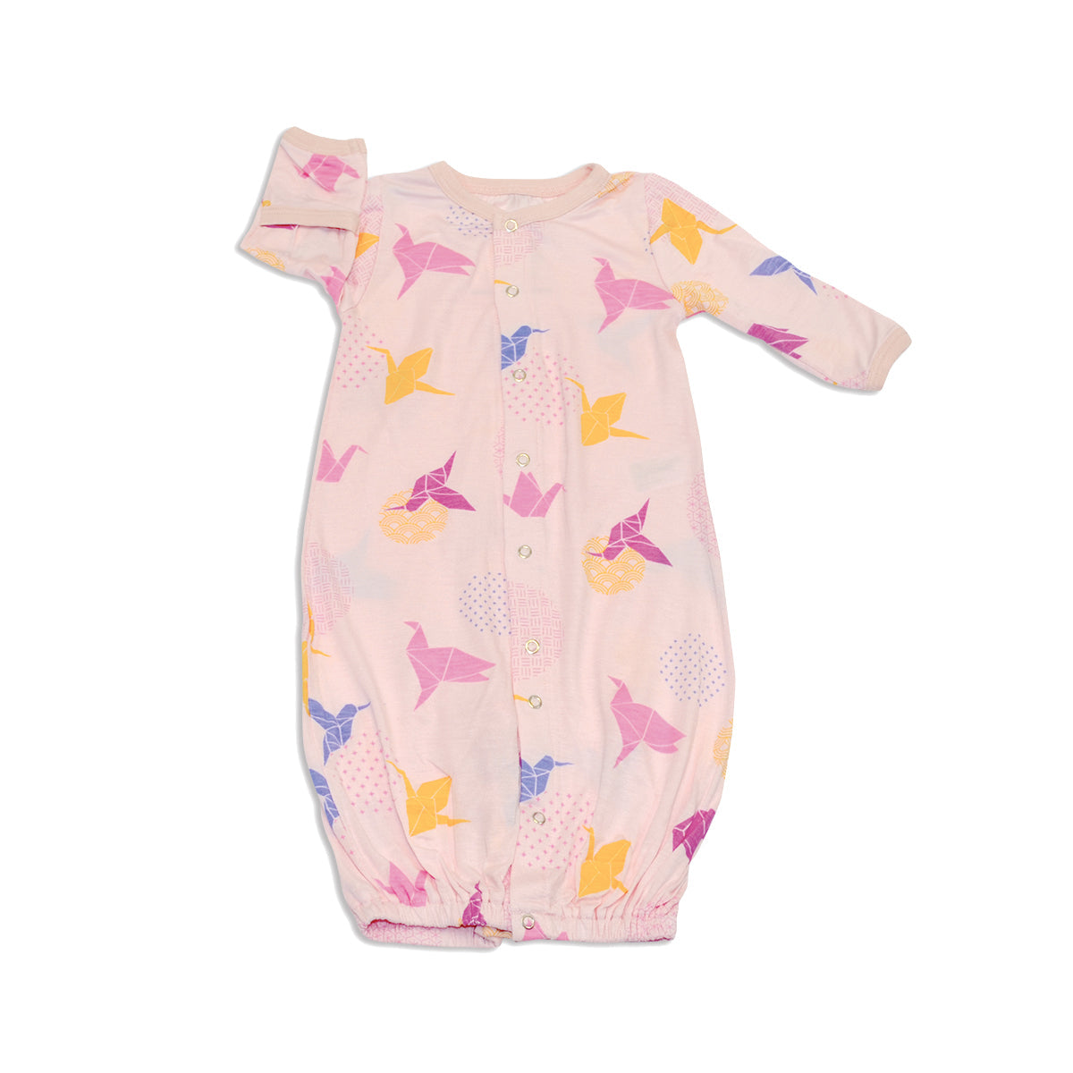 bamboo converter gown origami print