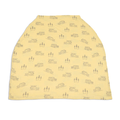 baby cover nursing poncho off road print