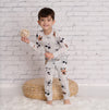 bamboo long sleeve pajama set cozy bulldog print lifestyle1