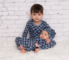 bamboo converter gown check it out print matching PJ