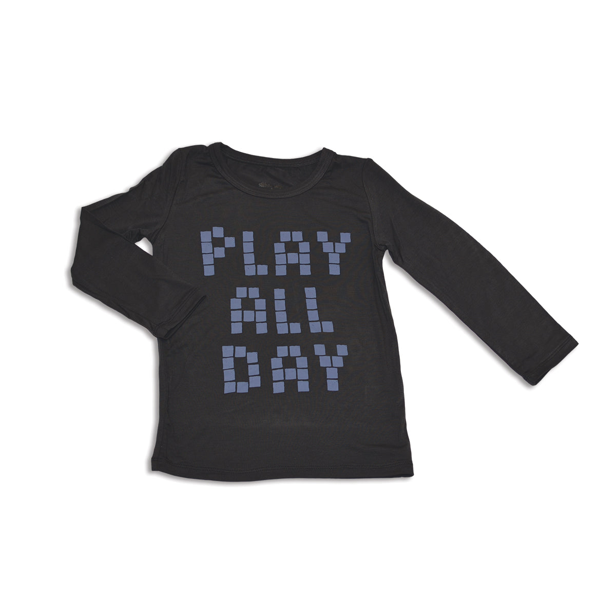 bamboo long sleeve t-shirt asphalt color