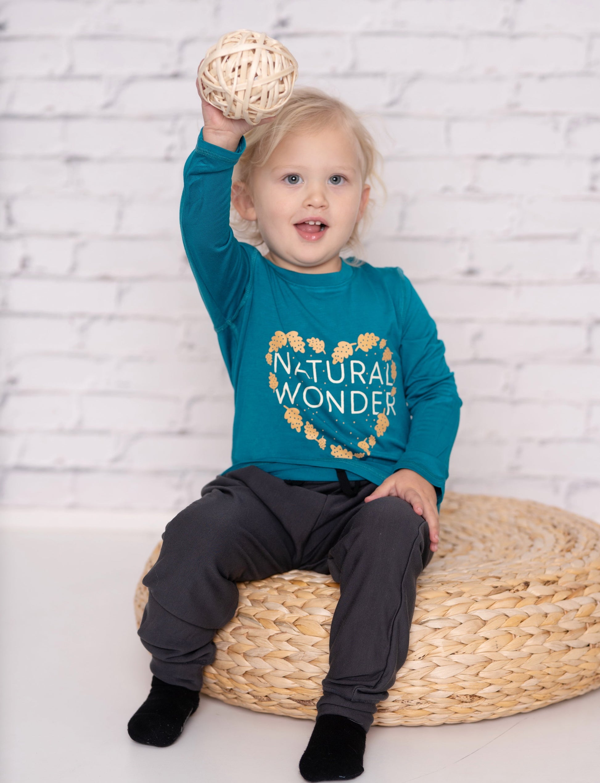 Bamboo scoop hem tee deep ocean lifestyle