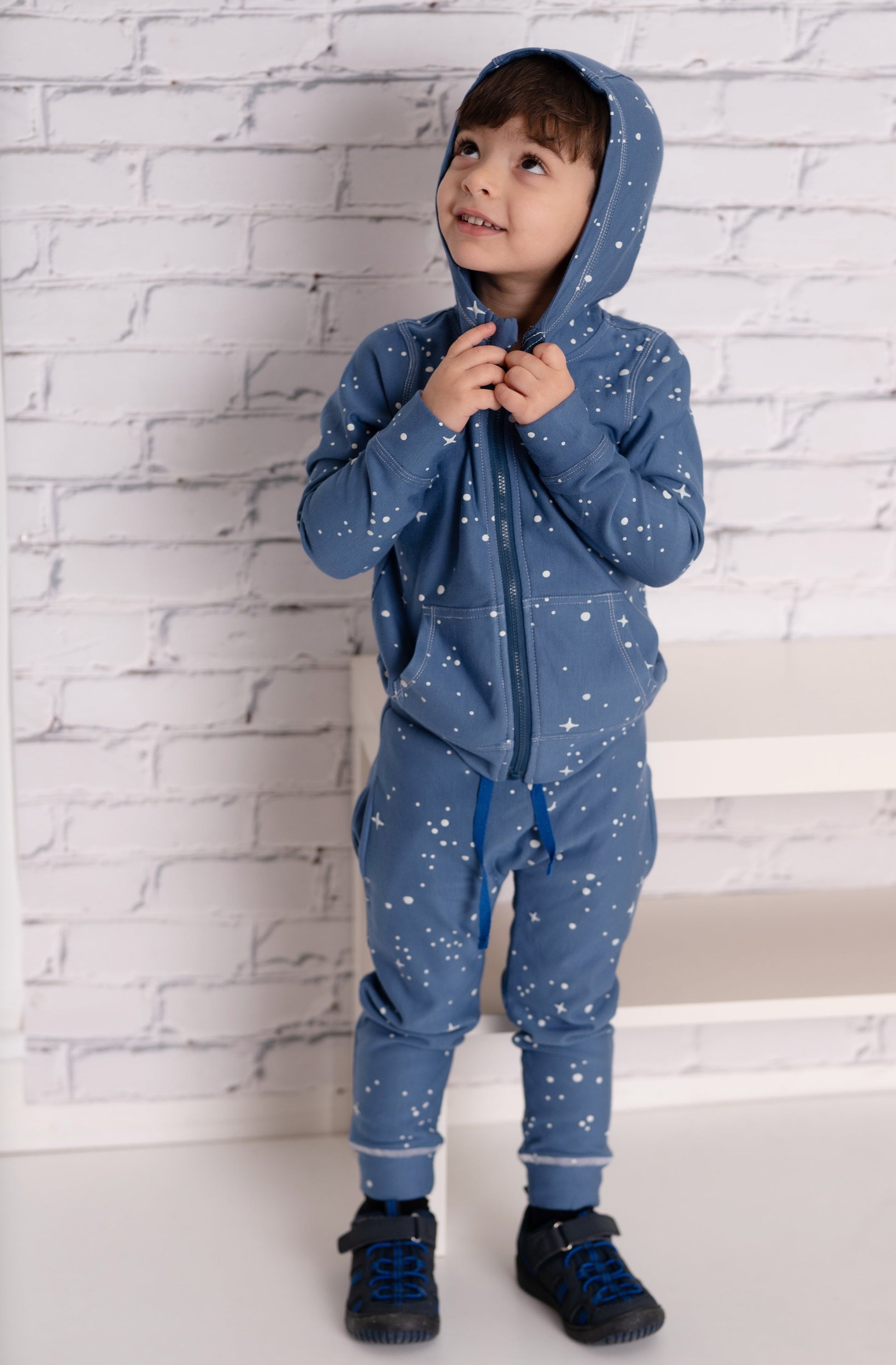 bamboo harem pants galaxy print baby kids