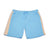 bamboo terry shorts bluebonnet