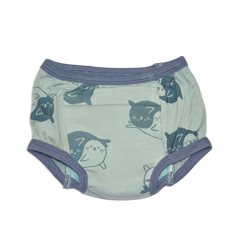 bamboo training pants seals print