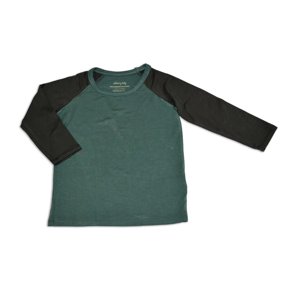 bamboo long sleeve colorblock tee