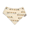 bamboo bandana bib all aboard print