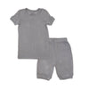 bamboo short sleeve top & shorts pajama set pigeon