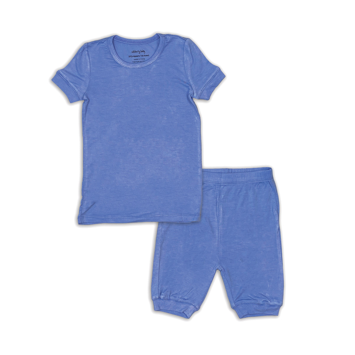 bamboo short sleeve top & shorts pajama set ocean