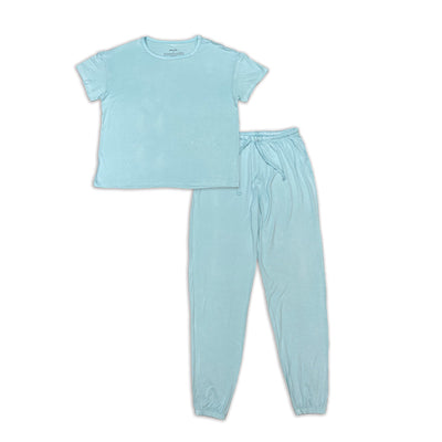 women bamboo loungewear set cotton candy