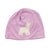 Bamboo Beanie (Color: Orchid zebra)