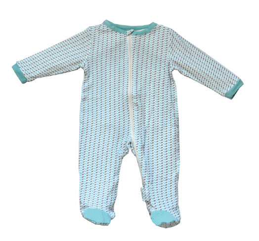Bamboo Printed Footed Sleeper Marina