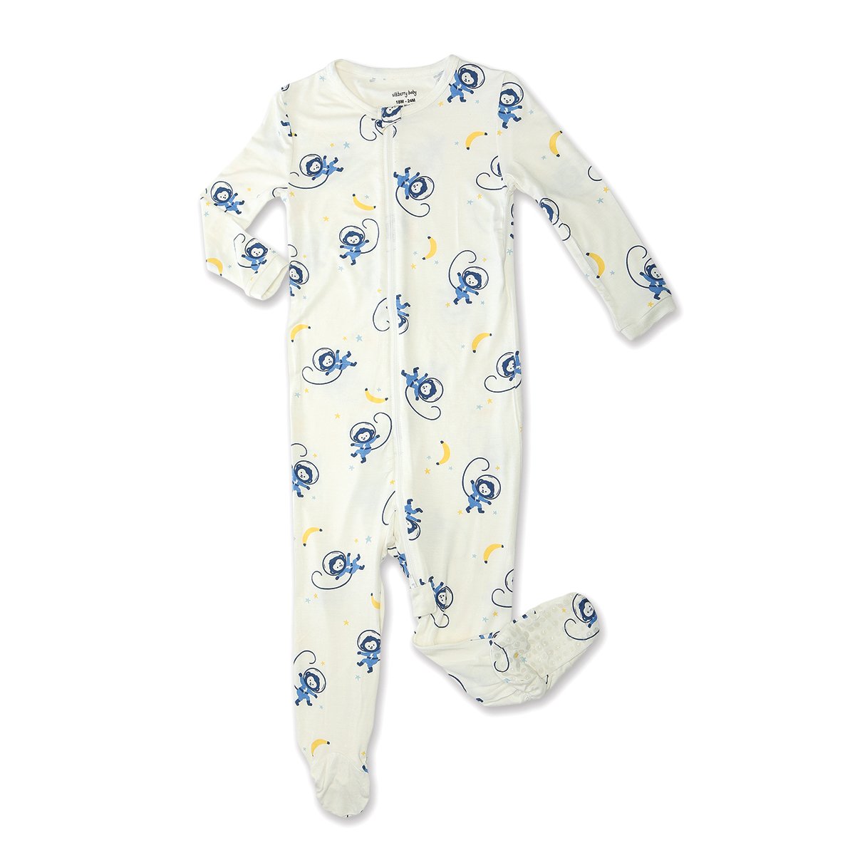 bamboo zip up footed sleeper