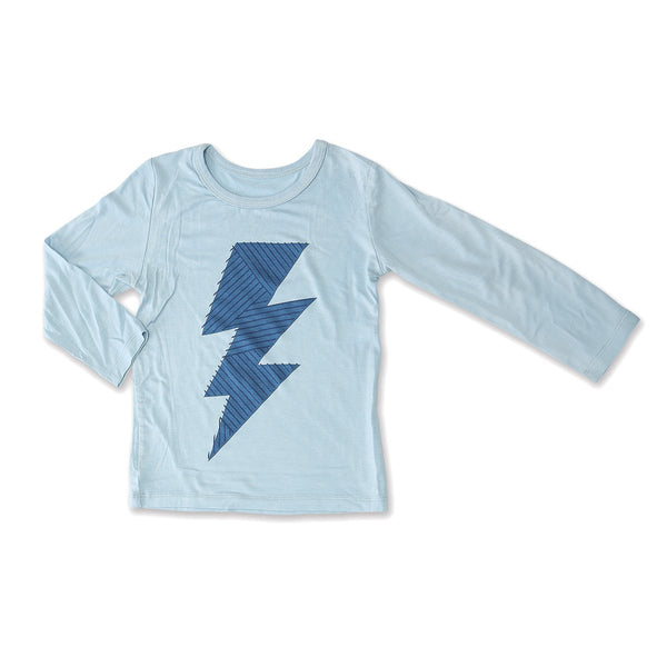 Bamboo Long Sleeve T-shirt (Baby Blue) 